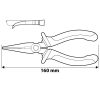 NEO TOOLS Hajlított CSŐRŰ FOGÓ 160MM 25 év garanciával 01-015