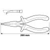 NEO TOOLS Hajlított CSŐRŰ FOGÓ 200MM 25 év garanciával 01-016