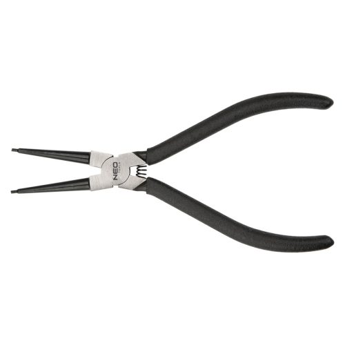 NEO TOOLS Zégergyűrű fogó 150mm, egyenes belső, CrMo, 10 - 25mm, csúcs diameter 1,5 - 2,0mm 25 év garanciával 01-086