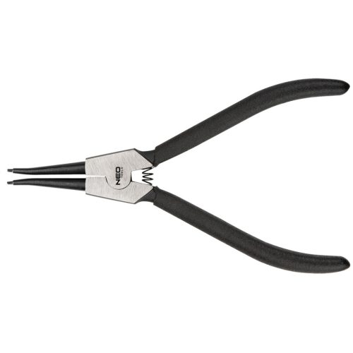 NEO TOOLS Zégergyűrű fogó 180mm, külső, egyenes, CrMo, 19 - 60mm, csúcs diameter 1,8 - 2,5mm 25 év garanciával 01-087