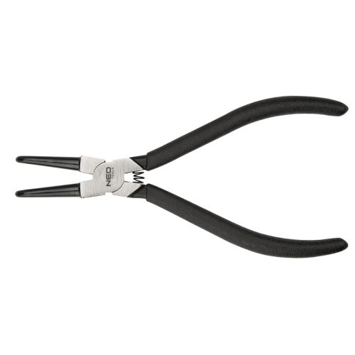 NEO TOOLS Zégergyűrű fogó 170mm, belső, hajlított, CrMo, 19 - 60mm, csúcs diameter 1,8 - 2,5mm 25 év garanciával 01-094