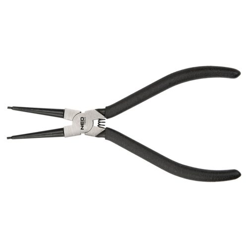 NEO TOOLS Zégergyűrű fogó 220mm, belső, hajlított, CrMo, 40 - 100mm, csúcs diameter 2,5 - 3,0mm 25 év garanciával 01-096