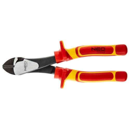 NEO TOOLS Oldalcsípő fogó, szigetelt, 1000V, 180mm (7"), CRV, polírozott 25 év garanciával 01-231