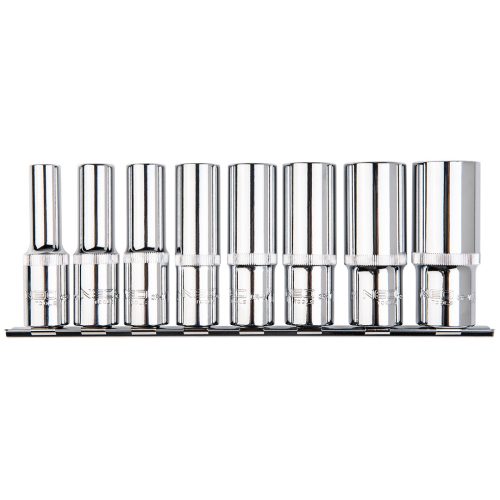 NEO TOOLS Dugókulcskészlet 8db 1/2" hosszú SPLINE 25 év garanciával 08-650