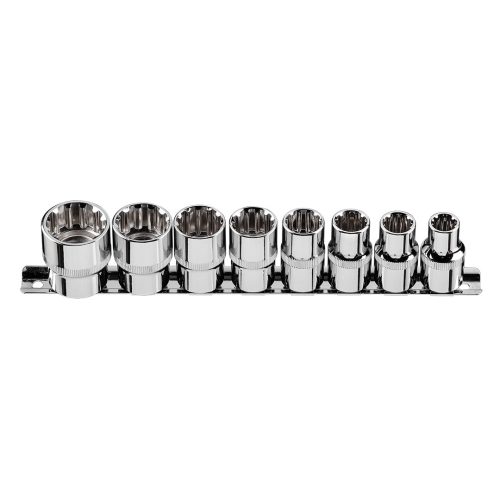 NEO TOOLS Dugókulcskészlet 8db 1/2" SPLINE 25 év garanciával 08-651