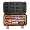 NEO TOOLS Dugókulcskészlet 1/2", 23db, 90 fogas racsni! 25 év garanciával 08-694