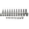 NEO TOOLS Torxbit és kulcskészlet 3/8", 34db 08-711
