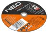 NEO TOOLS Vágókorong, fémhez, 230x1,9x22,2mm, 41A 46 S BF INOX, 25db/cs 08-721