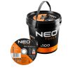 NEO TOOLS Vágókorong, fémhez, 125x1x22,2mm, 41A 60 S BF INOX, 100db/cs 08-722