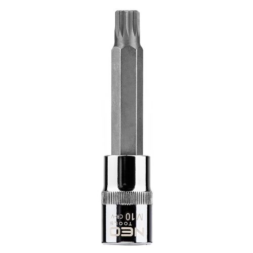 NEO TOOLS Spline dugókulcs 1/2", M10x100mm 25 év garanciával 08-743