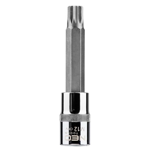 NEO TOOLS Spline dugókulcs 1/2", M12x100mm 25 év garanciával 08-744