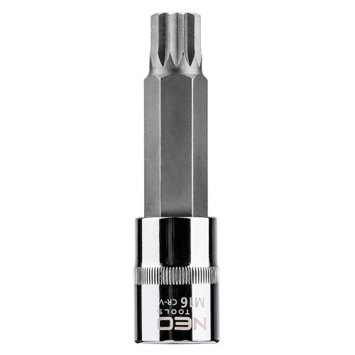NEO TOOLS Spline dugókulcs 1/2", M16x100mm 25 év garanciával 08-746