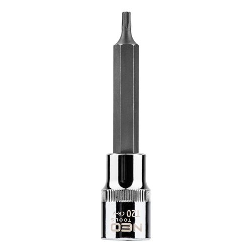 NEO TOOLS Torxdugókulcs 1/2'' T20, 100mm 25 év garanciával 08-760