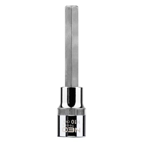 NEO TOOLS Imbusz dugókulcs 1/2'' H10, 100mm 25 év garanciával 08-784