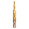 NEO TOOLS Gépi menetfúró, 2az1ben előfúró éllel, HSS-Titán, M4X0,7mm, hatszög szárral 08-951