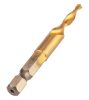 NEO TOOLS Gépi menetfúró, 2az1ben előfúró éllel, HSS-Titán, M4X0,7mm, hatszög szárral 08-951