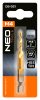 NEO TOOLS Gépi menetfúró, 2az1ben előfúró éllel, HSS-Titán, M4X0,7mm, hatszög szárral 08-951