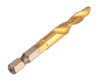 NEO TOOLS Gépi menetfúró, 2az1ben előfúró éllel, HSS-Titán, M6X1mm, hatszög szárral 08-953