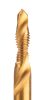 NEO TOOLS Gépi menetfúró, 2az1ben előfúró éllel, HSS-Titán, M6X1mm, hatszög szárral 08-953