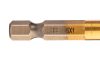 NEO TOOLS Gépi menetfúró, 2az1ben előfúró éllel, HSS-Titán, M6X1mm, hatszög szárral 08-953