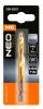 NEO TOOLS Gépi menetfúró, 2az1ben előfúró éllel, HSS-Titán, M6X1mm, hatszög szárral 08-953