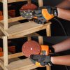 NEO TOOLS Csiszolókorong tépőzáras 150mm, P80, 9 lyukkal, 5db, 04-721-hez 08-992