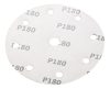 NEO TOOLS Csiszolókorong tépőzáras 150mm, P180, 9 lyukkal, 5db, 04-721-hez 08-995