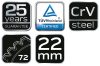 NEO TOOLS Racsnis csillag-villáskulcs 22mm 25 év garanciával 09-042