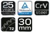NEO TOOLS Racsnis csillag-villáskulcs 30mm 25 év garanciával 09-045