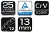NEO TOOLS Racsnis csillag-villáskulcs 13mm 25 év garanciával 09-065