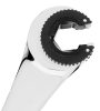 NEO TOOLS Racsnis csillag-villáskulcs, félig nyitott 19mm 25 év garanciával 09-266