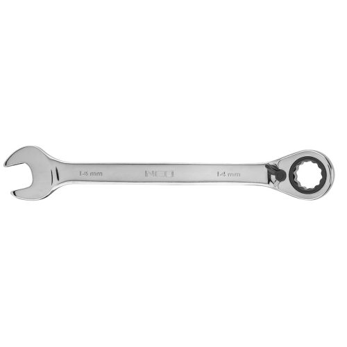 NEO TOOLS Racsnis csillag-villáskulcs 14mm 25 év garanciával 09-326