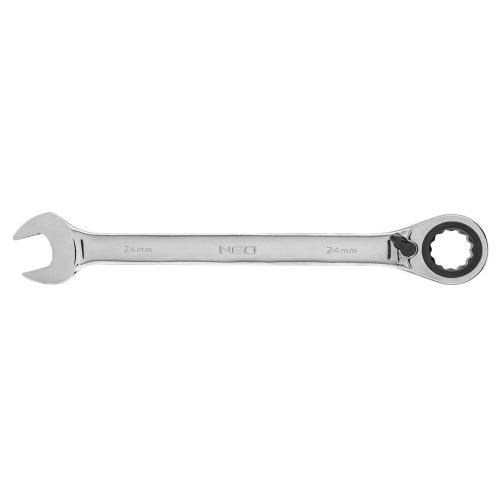 NEO TOOLS Racsnis csillag-villáskulcs 24mm 25 év garanciával 09-336