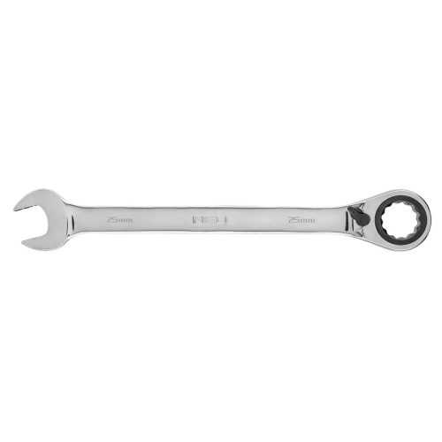 NEO TOOLS Racsnis csillag-villáskulcs 25mm 25 év garanciával 09-337