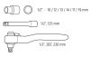 NEO TOOLS Dugókulcskészlet, 1/2", 1000V, szigetelt 8db 01-307