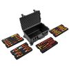 NEO TOOLS Villanyszerelő szerszámkészlet kofferben, 52db, 1000V, szigetelt 01-311