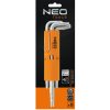 NEO TOOLS Torxkulcs készlet T10-T50 8db, lyukas 25 év garanciával 09-524