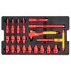 NEO TOOLS Villanyszerelő szerszámkészlet kofferben, 52db, 1000V, szigetelt 01-311
