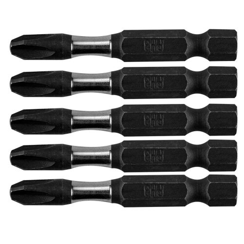 NEO TOOLS Torziós ütvecsavarozó bitek S2, 50mm, PH3, 5db 09-577