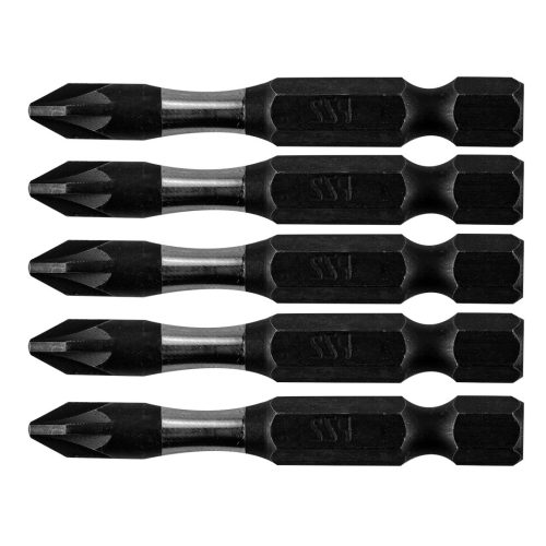 NEO TOOLS Torziós ütvecsavarozó bitek S2, 50mm, PZ2, 5db 09-579