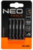NEO TOOLS Torziós ütvecsavarozó bitek S2, 50mm, PZ3, 5db 09-580