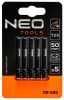 NEO TOOLS Torziós ütvecsavarozó bitek S2, 50mm, T25, 5db 09-585