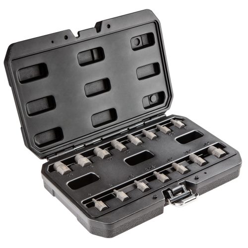 NEO TOOLS Törtcsavar-kihajtó készlet, 1/2", 15db, 3-14mm (M6-M24) 25 év garanciával 09-607
