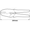 NEO TOOLS Krimpelő-, kábelsarufogó nem szigetelt csatlakozókhoz, 22-12AWG 25 év garanciával 01-502