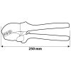 NEO TOOLS Krimpelő-, kábelsarufogó SZIGETELT csatlakozókhoz, 22-10AWG 25 év garanciával 01-503