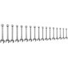 NEO TOOLS Csillag-villáskulcs készlet 8-32mm, 17db 25 év garanciával 09-753