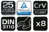 NEO TOOLS VILLÁSKULCS KÉSZLET 8db, 8-22MM, DIN3110 25 év garanciával 09-851