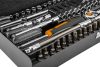 NEO TOOLS Dugókulcskészlet + bitkészlet 1/4" 63db 25 év garanciával 10-008