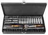 NEO TOOLS Dugókulcskészlet + bitkészlet 1/4" 63db 25 év garanciával 10-008