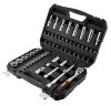NEO TOOLS Dugókulcskészlet + bitkészlet 1/2", 58db 25 év garanciával 10-042